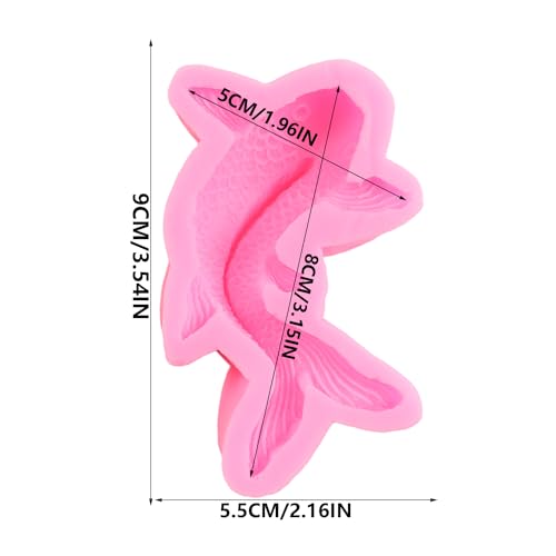 Koi Fish Silicone Mold for Cake Decorating Chocolate & Fondant - Style A