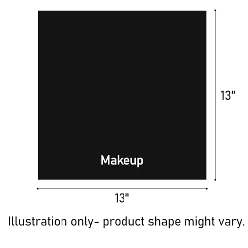 Makeup Towels Pack of 6 - Ultra Soft Microfiber Face Washcloths for Makeup Removal - Black Variation