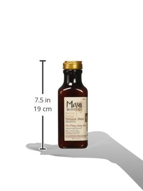 Maui Moisture Smooth & Repair Anti-Frizz Curl Shampoo, vanilla bean 13 Fl Oz