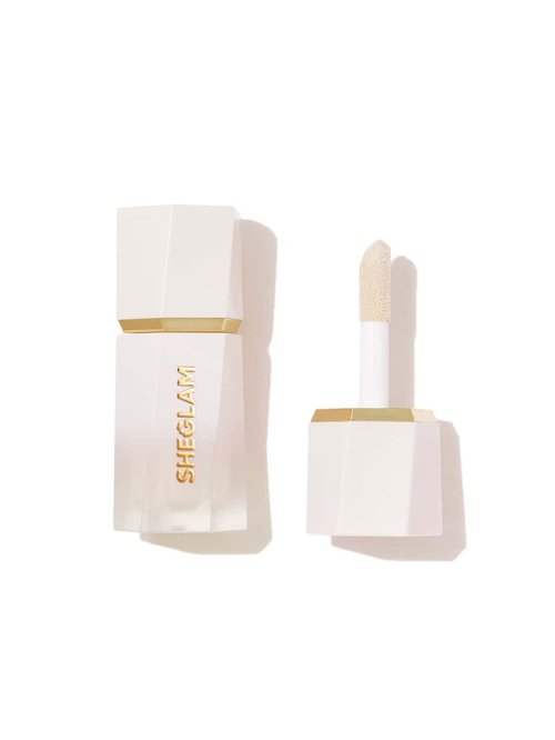SheGlam Glow Bloom Liquid Highlighter - Long-Lasting Waterproof Cream with Shimmer | Vanilla Frost