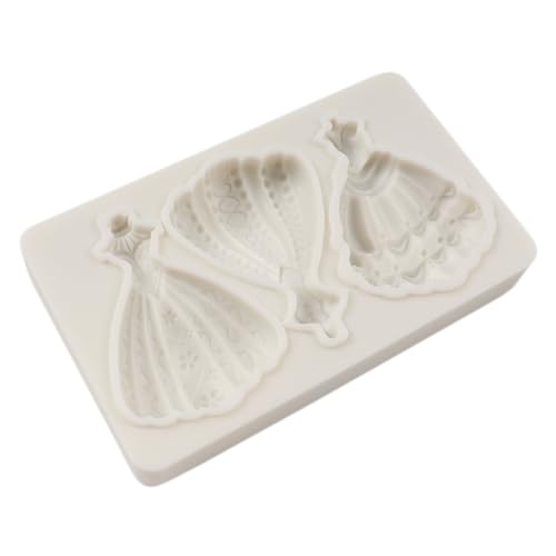Wedding Dress Silicone Mold for Cake Decorating & Sugar Crafts - Princess Style D