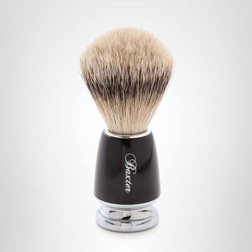 Baxter of California Silver Tip Badger Brush | 100% Natural Badger Hair