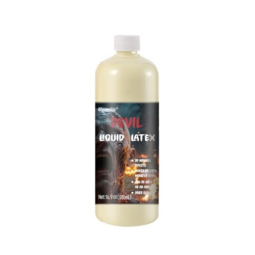 Liquid Latex SFX Makeup 500ml - Professional Stage Prosthetic Latex - GloomGlo