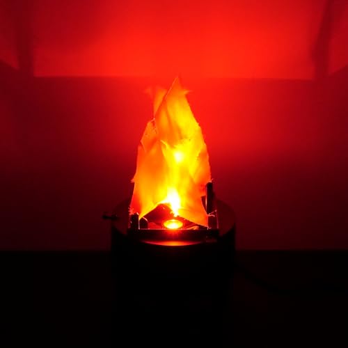 3D Fake Fire Flame Light LED Effect Hanging Lamp for Halloween Christmas Party