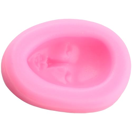 3D Human Face Silicone Fondant Mold - Style A Cake Decoration Tool