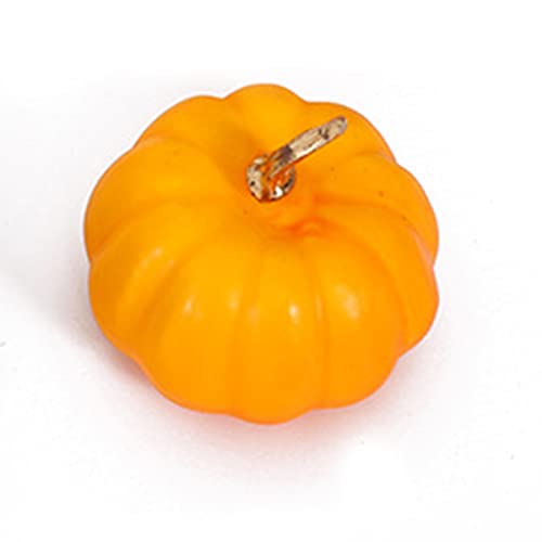 Artificial Pumpkins Set - 4 Multicolor Fall Halloween Thanksgiving Decor