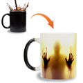 Color Changing Zombie Coffee Mug - Horror Movie Gift, 11oz Heat-Sensitive Cup