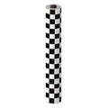 Disposable Plastic Checkered Tablecloth - Racing & 50s Party Decor - Black and White