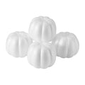 Set of 4 Foam Halloween Pumpkins - 5.3 Inch Artificial Fall Decor
