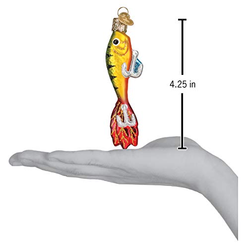 Fishing Lure Glass Blown Ornament - Handcrafted Holiday Decoration, Fisherman Collection - Variation of THIS listing