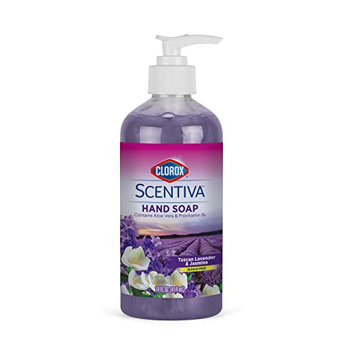 Liquid Hand Soap with Pump - Tuscan Lavender & Jasmine Scent, 14 Fl Oz, Pack of 2