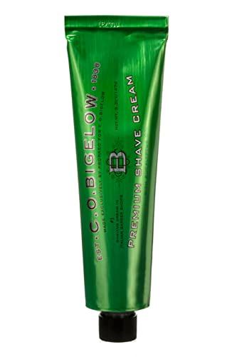 C.O. Bigelow Shaving Cream 5.2 oz - Rich, Hydrating Formula for Sensitive Skin