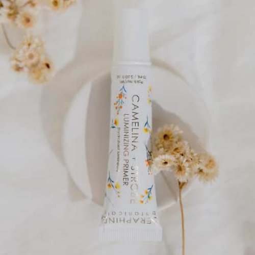 Seraphine Botanicals Luminizing Primer - Glow-Enhancing Camelina Formula, 15 ml/0.50 oz