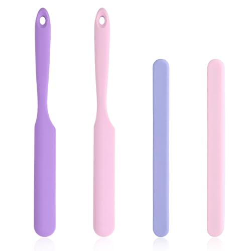 Reusable Silicone Wax Applicator Sticks Set for Hair Removal - 4 Pieces