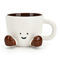 Chocolate Ceramic Coffee Mug 12.8oz - Cute Funny Office Mug for Women