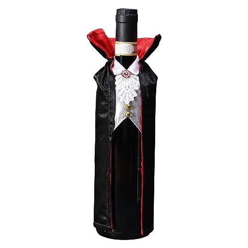 Halloween Vampire Wine Bottle Cover 1PC - Dracula & Vampire Wine Holder Gift
