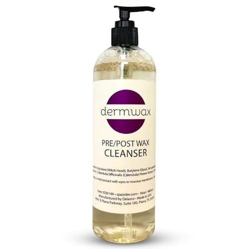Pre Wax Cleanser with Witch Hazel Chamomile Calendula - 16 oz for Hair Removal