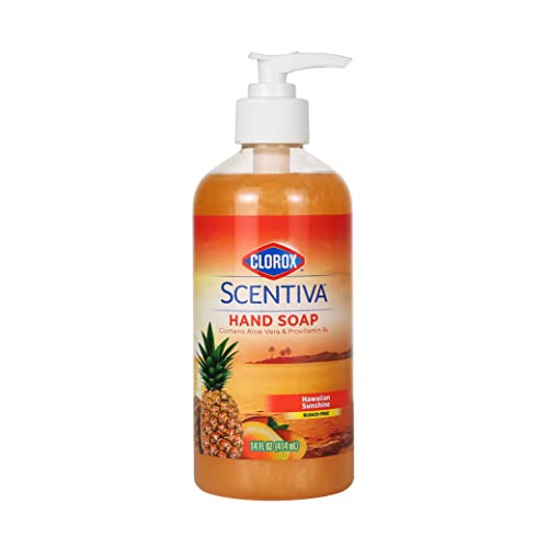 Clorox Scentiva Liquid Hand Soap Hawaiian Sunshine 14 Fl Oz - Moisturizing & Germs