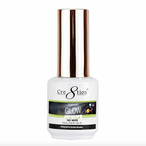 Glow in The Dark Gel Top Coat - Bright, Long-Lasting UV/LED Curing Nail Polish