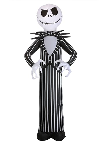 10ft Inflatable Halloween Decoration - Jack Skellington Ghostly Design