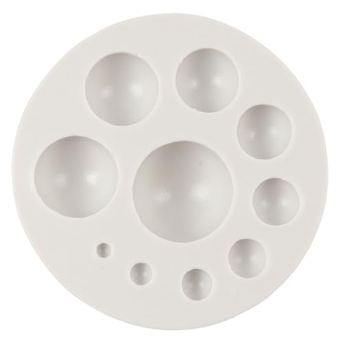 Pearl Fondant Mold Semi Sphere Chocolate Silicone Mold - Style C