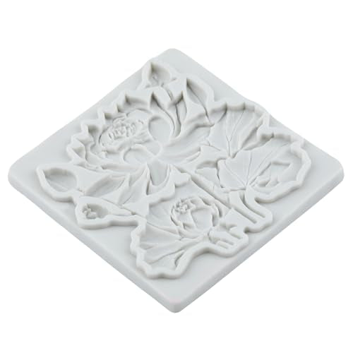 Frog & Lotus Flower Silicone Mold Set - Cake Decorating & Craft Supplies - Style C