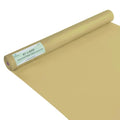 Gold Plastic Table Cover Roll 3600x40 Inch Rectangular Disposable Banquet Tablecloth