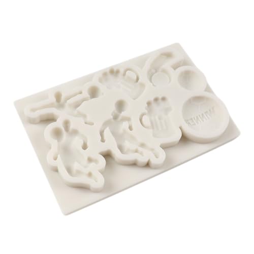 Football Theme Fondant Mold - Silicone Cake Decorating & Crafting Tool - Style A