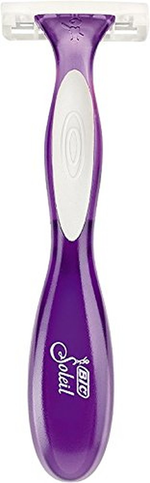 BIC Soleil Scent 3-Blade Lady Razor with Lubricating Strip for a Smooth shave and Easy Grip Handle, Pack of 4