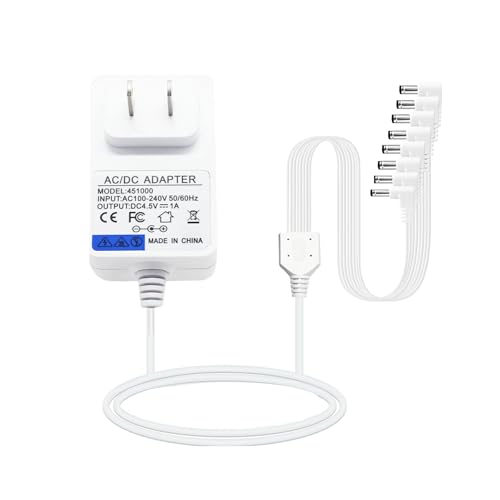 4.5V Power Adapter with 8 Outlets for Lemax Christmas Village & Holiday Lights