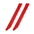 Red Satin Sash Set - 2 Pcs DIY Bridal Prom Graduation Party Accessory