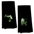 Gothic Couple Kitchen Towels - Frankenstein & Bride Spooky Dish Hand Towels 16x24