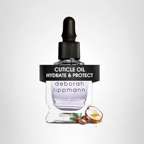 Deborah Lippmann Cuticle Oil, Hydrating Nail Care Treatment, Repair Dry Cuticles with Vitamin E and Coconut Oil, 0.50 Fl Oz