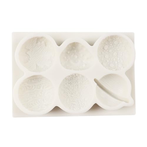 Space Planet Silicone Mold - Meteorite & Planet Cake Decor - Style C