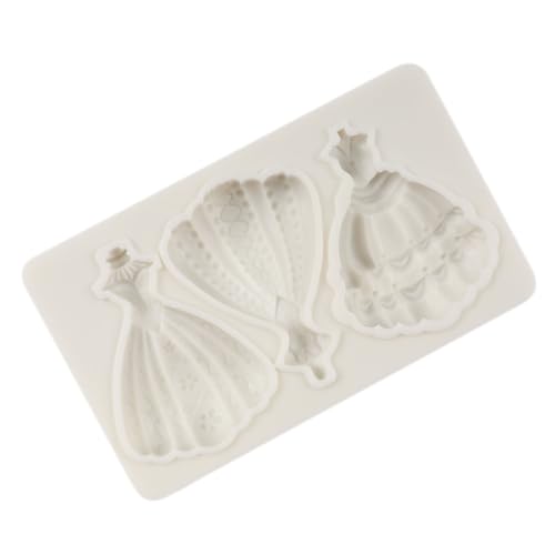 Wedding Dress Silicone Mold for Cake Decorating & Sugar Crafts - Princess Style D