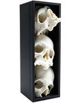 Gothic Triple Skull Bookend - Dark Home Decor for Bookshelf & Shelf Display