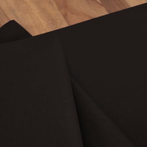 Cotton Linen Table Runner Black 14 x 132 Inches - Handcrafted for Dining & Events (Variation: Black / 14 x 132 Inch)