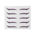 Colorful Reusable Waterproof Eyeliner Stickers for Eye Makeup & Cat Eye Looks
