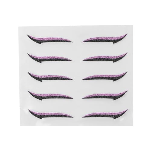 Colorful Reusable Waterproof Eyeliner Stickers for Eye Makeup & Cat Eye Looks