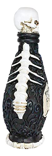Wiccan Witch Skeleton Powdered Bones Potion Bottle Decor - Halloween Prop