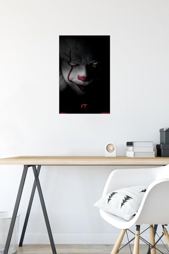 Pennywise Wall Poster with Mount Bundle - 22.4 x 14.7 Inches, High-Resolution Artwork