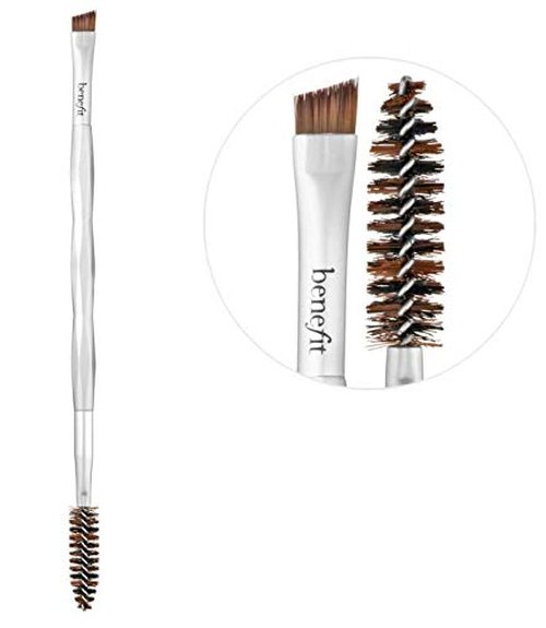 Benefit Cosmetics Angled Eyebrow Brush - Precision Application & Built-In Spoolie