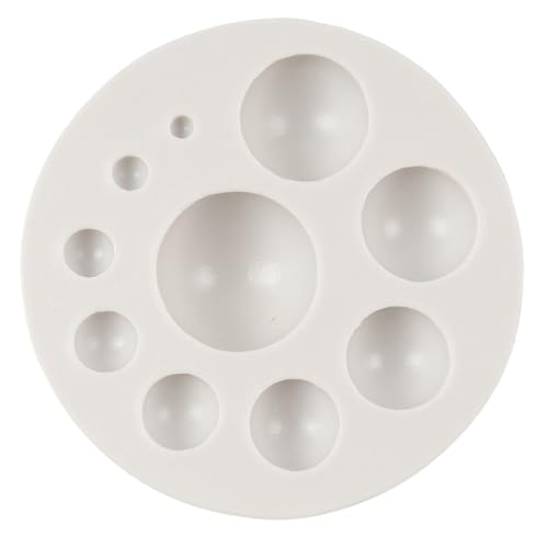 Pearl Fondant Mold Semi Sphere Chocolate Silicone Mold - Style C