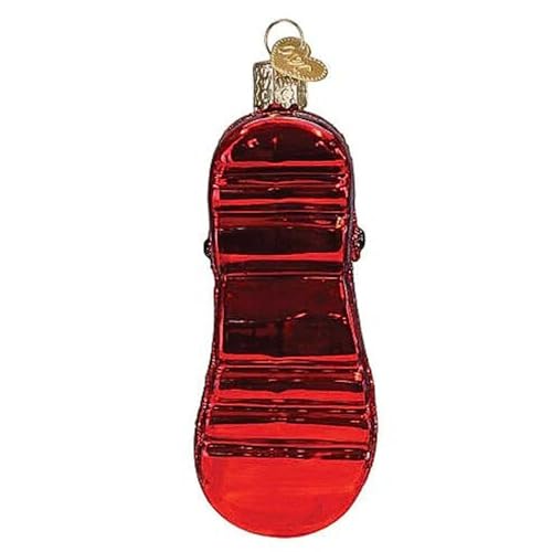 Glass Clog Ornament for Christmas Tree Hand-Painted Holiday Decor