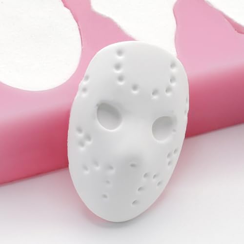 Halloween Skull Silicone Mold - 3D Movie Character Design, Pink, Style 1