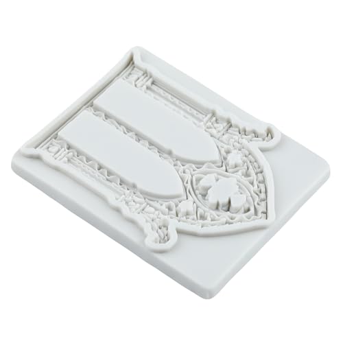Gothic Gate Fondant Silicone Mold - Cake Decoration & Cupcake Topper - Style B