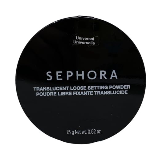Translucent Loose Setting Powder - Universal Face Makeup Finishing Powder 0.52oz