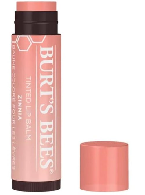 Burt's Bees Tinted Lip Balm - Hydrating Color Trio in Red Dahlia, Hibiscus & Zinnia