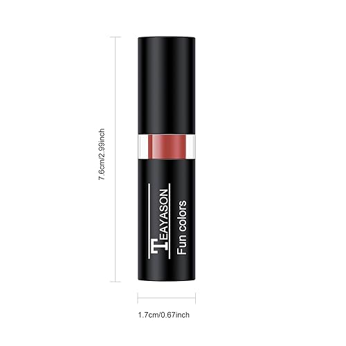 2pcs Red Face & Body Paint Stick - Matte Lipstick Eyeblack Makeup - Red