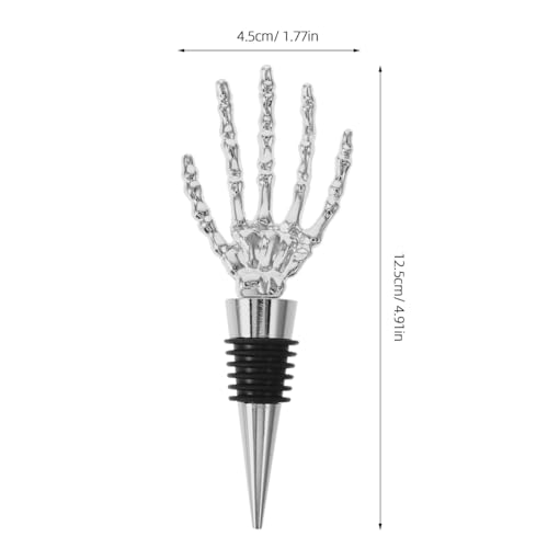 Skeleton Hand Wine Bottle Stopper - Halloween Party Decor, 2 Pack